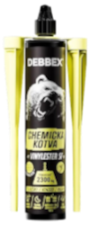 debbex chemická kotva žlutá 2
